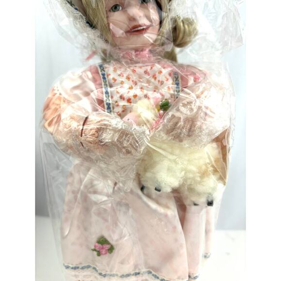 VTG Ashton Drake From Mother Goose Mary Had A Little Lamb Porcelain Doll Limited - Picture 16 of 16